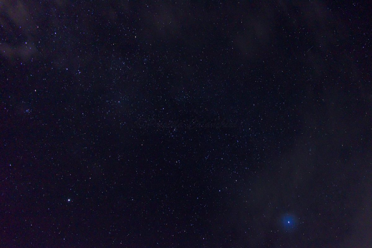 El cielo de Santa Fe la noche del apagón del 7 de marzo. El cielo de Santa Fe la noche del apagón del 7 de marzo.