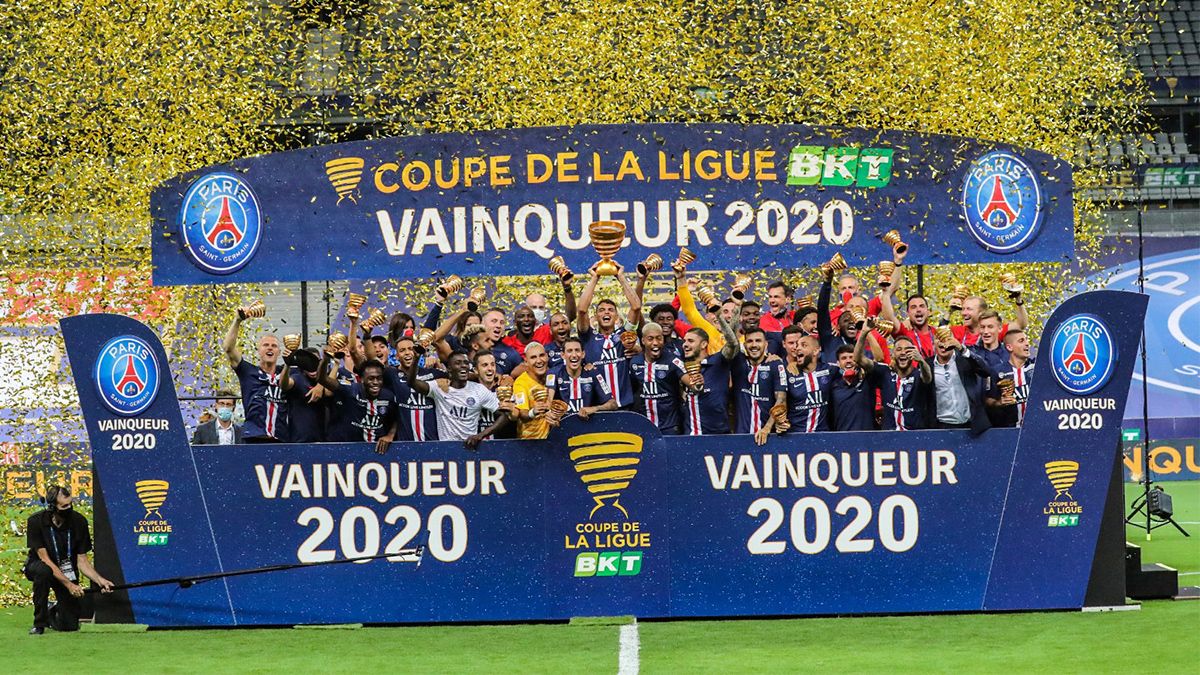 El Paris Saint Germain gano la Copa de La Liga de Francia al derrotar al Lyon por penales.