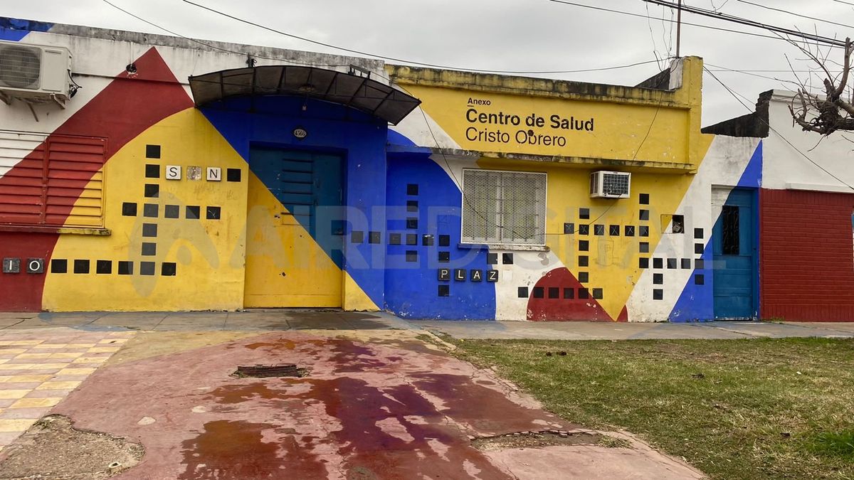 Se incendió un centro de salud en barrio Villa del Parque.