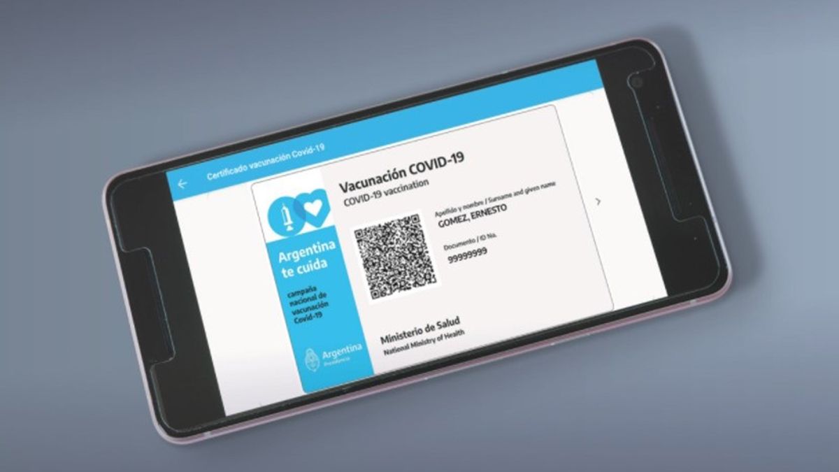El Gobierno dispuso que a partir de este lunes el país acreditará la vacunación de manera internacional a través de la aplicación Mi Argentina.