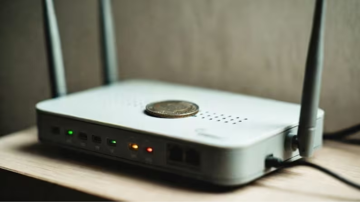 Interferencia metálica: colocar objetos sobre el router podría empeorar tu conexión. Interferencia metálica: colocar objetos sobre el router podría empeorar tu conexión.