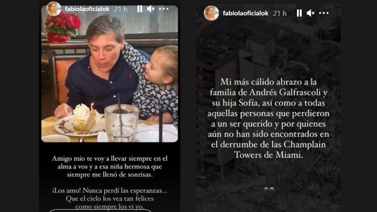 Las stories de Fabiola Yáñez en Instagram.