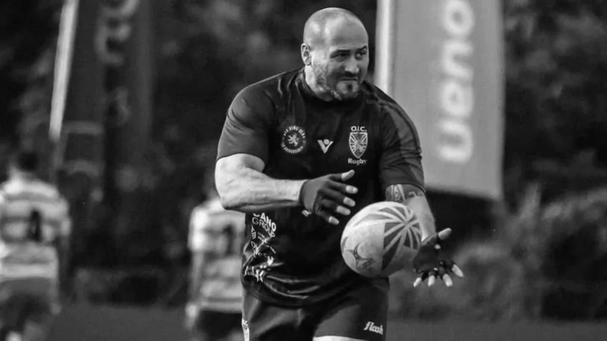 Esteban Racca tenía 41 años y murió tras sufrir un golpe en pleno partido de rugby.