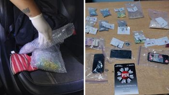Rafaela: la PDI detuvo a un hombre con más de 500 dosis de éxtasis y ketamina en un control vial
