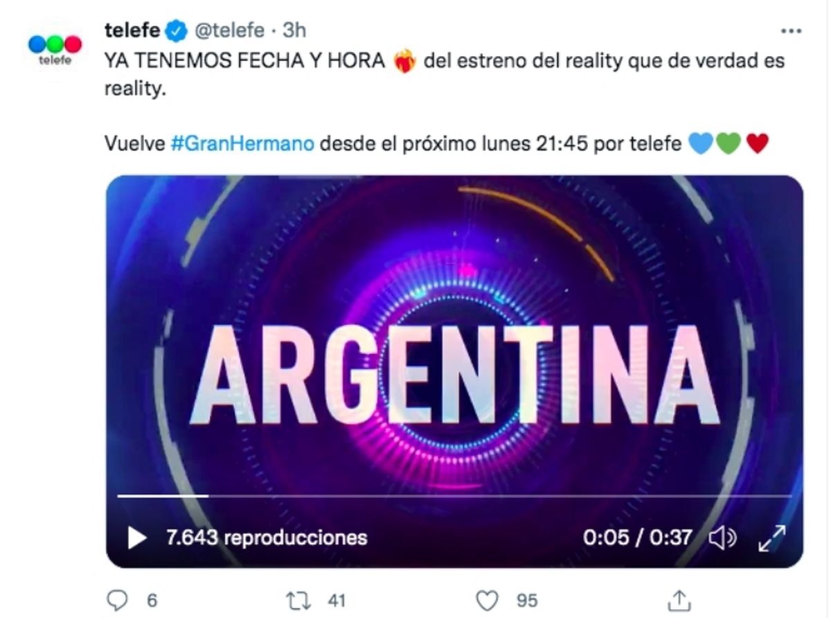 Gran Hermano 2022 Argentina: fecha y horario de estreno