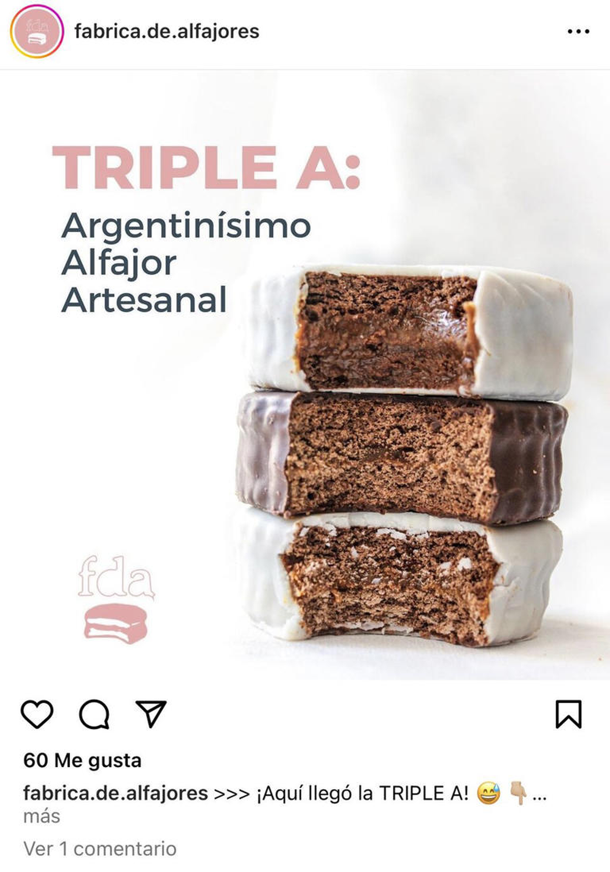 Una marca de alfajores rosarina se volvió viral por lanzar el 