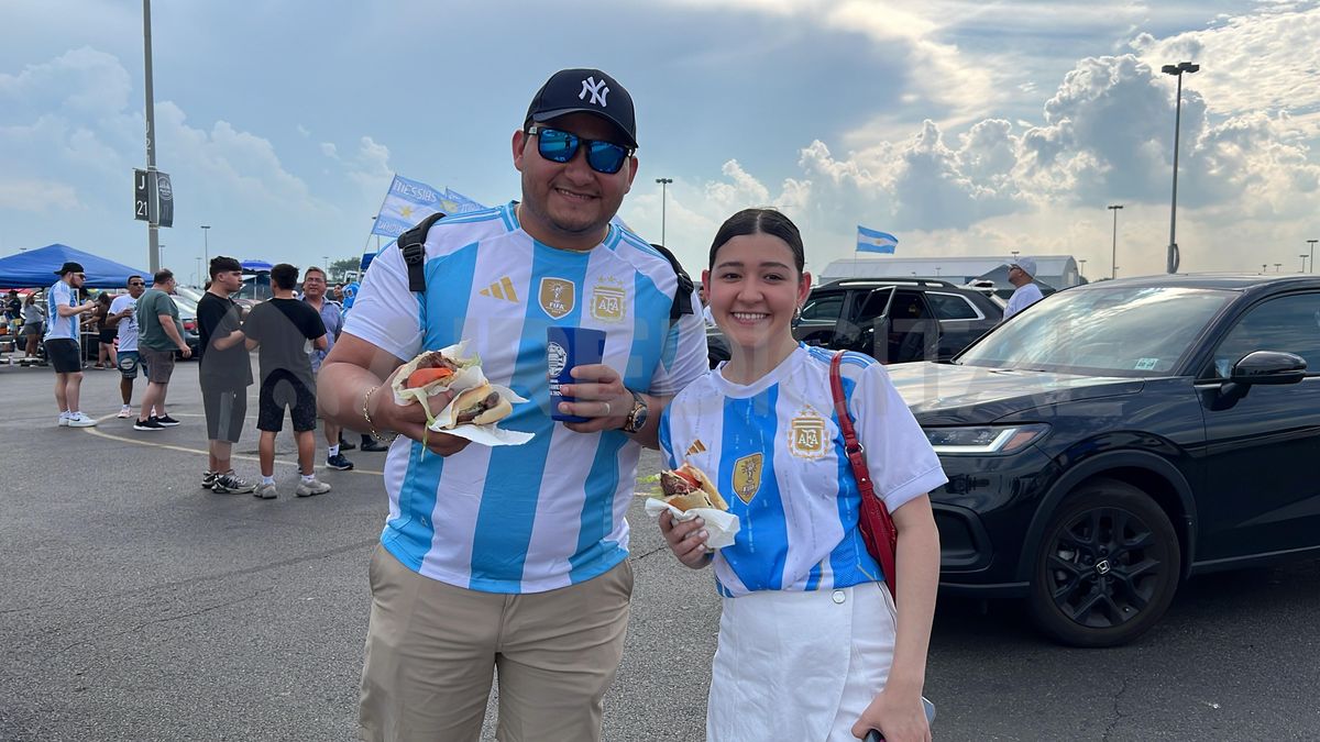 El chori, presente en una previa bien argenta. El chori, presente en una previa bien argenta.