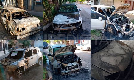 Los seis vehículos fueron incendiados el 17 de noviembre en horas de la madrugada. Los seis vehículos fueron incendiados el 17 de noviembre en horas de la madrugada.