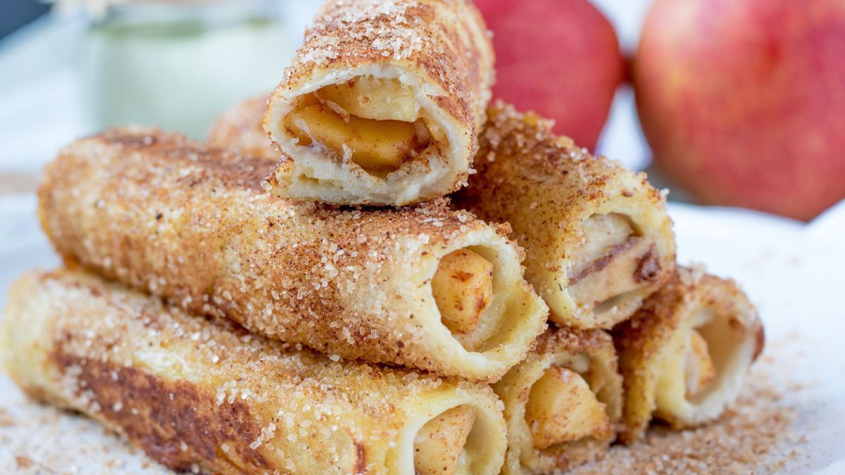 Estos rollitos de manzana y canela est&aacute;n listos en menos de 30 minutos.&nbsp;