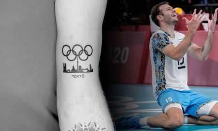 El santafesino Luciano De Cecco se tatuó en honor su medalla en los Juego Olímpicos de Tokio