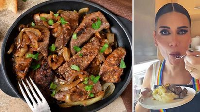 Flor de la V sorprendió con una receta de hígado encebollado: 