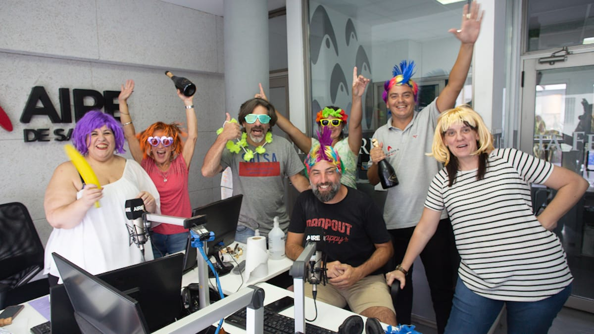Así vivimos los festejos en ¡Dale, tomá Aire! a pura felicidad y compañerismo.