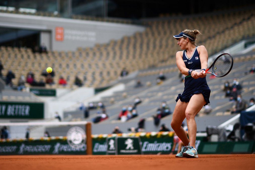 Nadia Podoroska cayó rápidamente en Roland Garros.