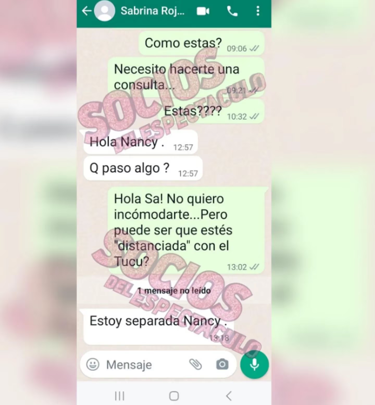 Sabrina Rojas y el Tucu López se separaron en medio de rumores de infidelidad.