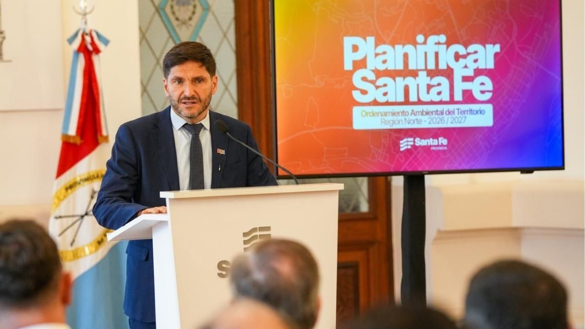 El gobernador de Santa Fe, Maximiliano Pullaro, presentó este viernes el programa “Planificar Santa Fe-Región Norte”.