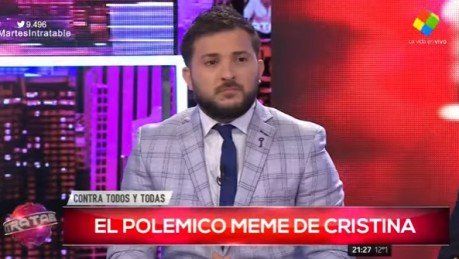 Increíble: Brancatelli criticó a Cristina por un meme