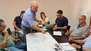 Reunión entre autoridades de Laguna Paiva y el Parque Industrial de Sauce Viejo