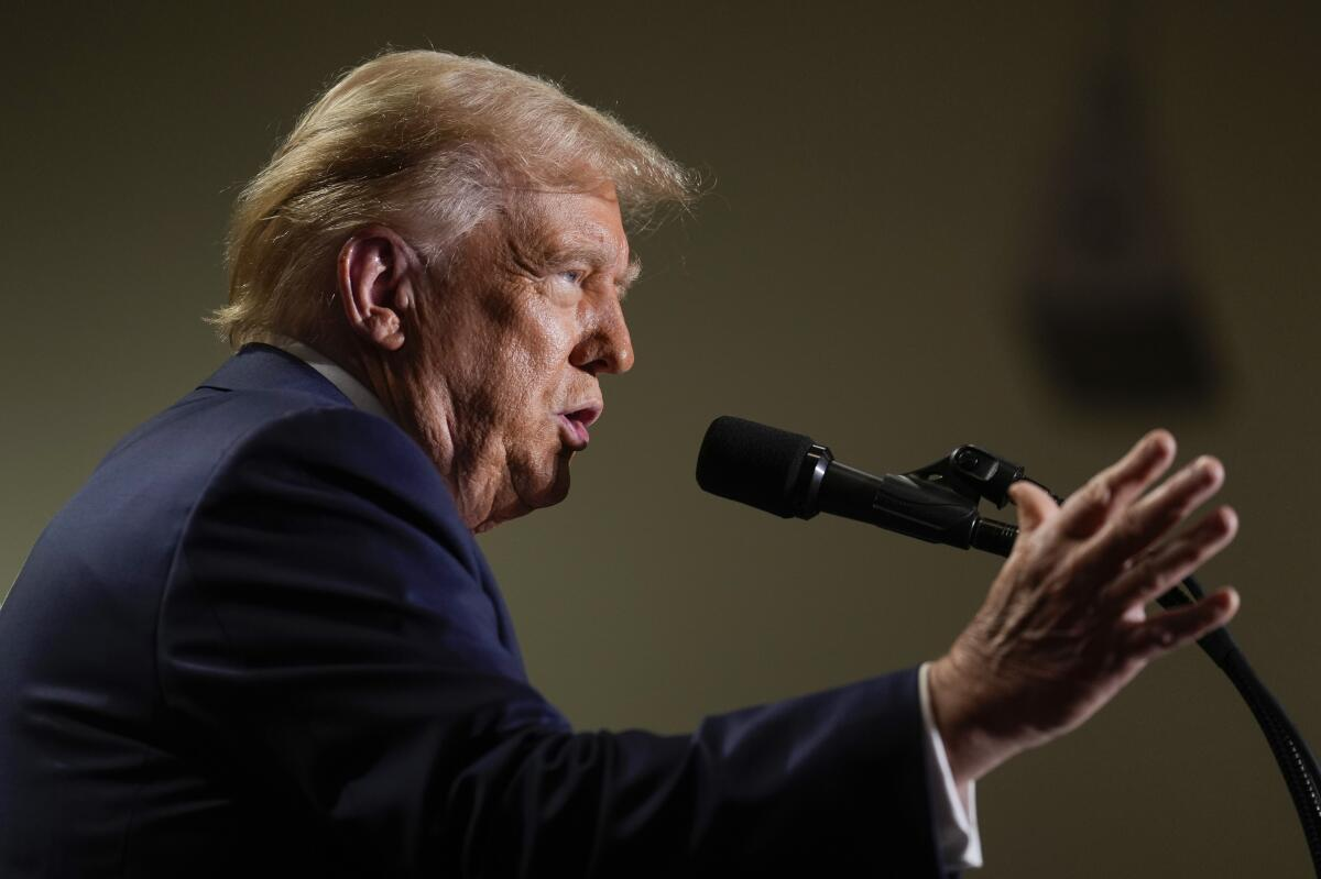 Donald Trump fue implacable con Kamala Harris. Donald Trump fue implacable con Kamala Harris.