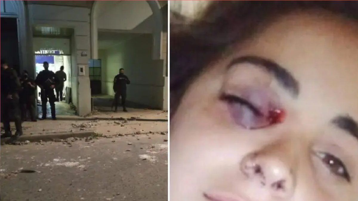 El brutal ataque de un policía a una amiga de Úrsula que pedía Justicia por el femicidio