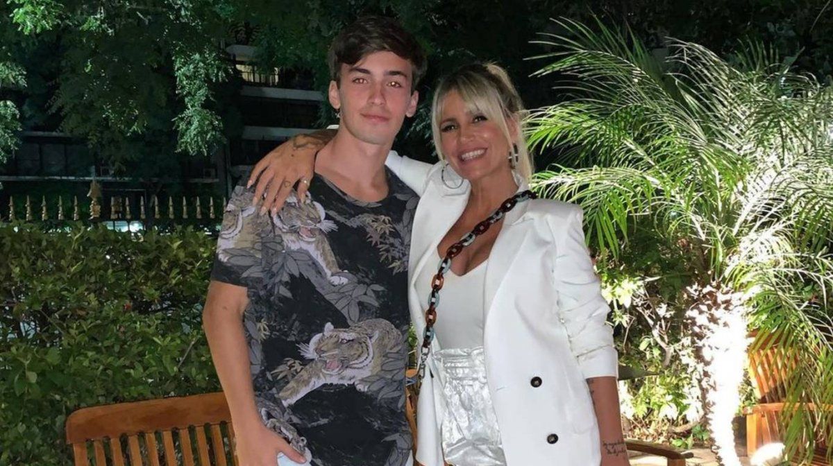 Toto Otero junto a su mamá