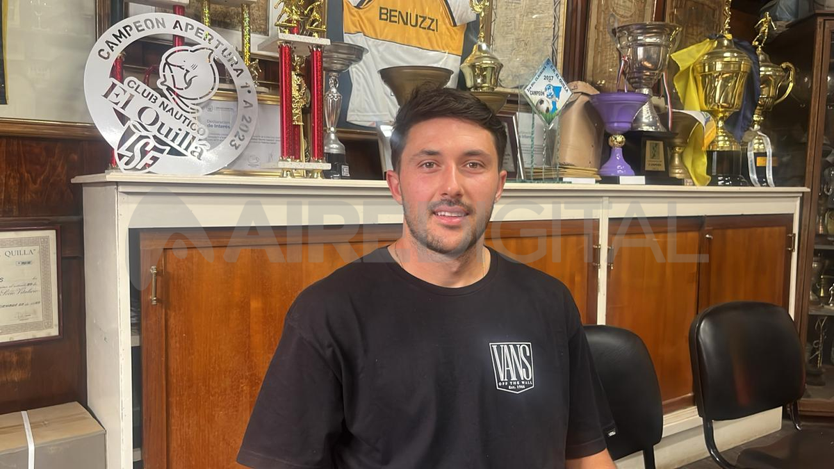 Facundo Garcés habló mano a mano con AIRE y contó por qué no jugará más en Colón.