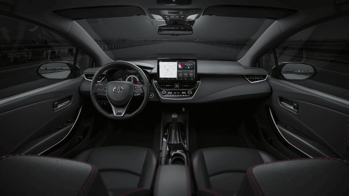 Así es el interior del Toyota Corolla GR-Sport. Así es el interior del Toyota Corolla GR-Sport.
