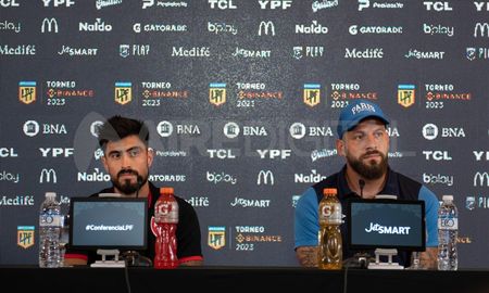 Lucas Hoyos y Jorge Broun, capitanes de Newells y Rosario Central, anticiparon el clásico que protagonizarán el domingo por la Liga Profesional. Lucas Hoyos y Jorge Broun, capitanes de Newells y Rosario Central, anticiparon el clásico que protagonizarán el domingo por la Liga Profesional.