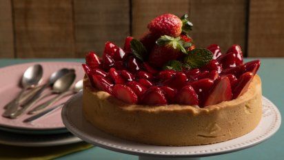 Tarta de frutillas, una receta para hacer a la tarde