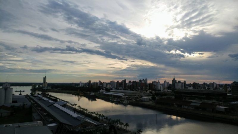 Por la mañana se esperan probables lluvias y algunas tormentas en la ciudad de Santa Fe y alrededores.
