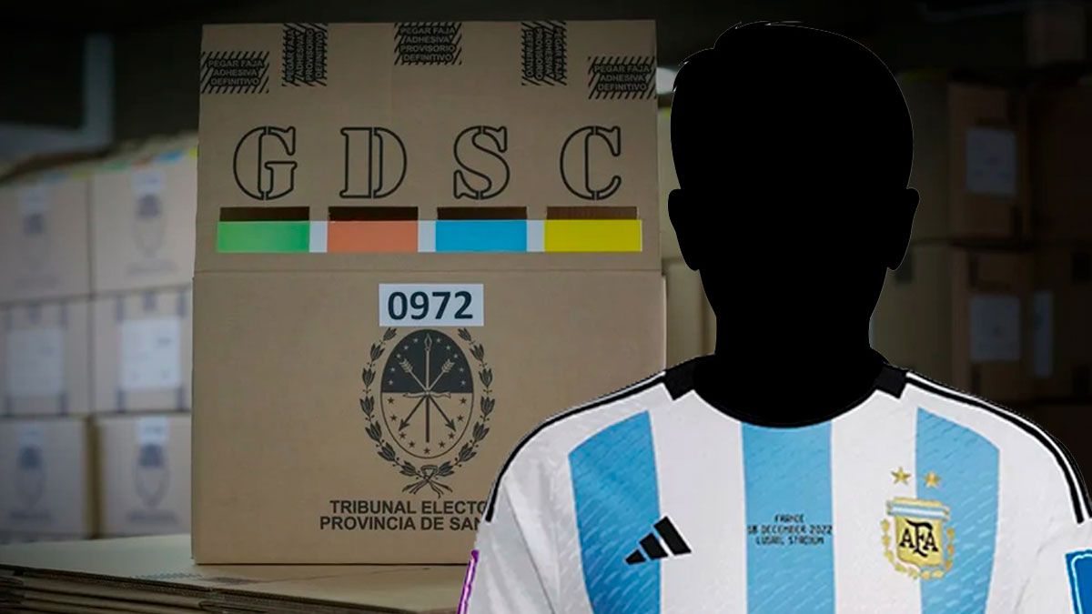 Un candidato quiere participar con la camiseta de la Selección en las elecciones de Santa Fe 2023.