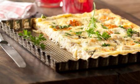 Tarta de pescado y queso, by Maru Botana. Tarta de pescado y queso, by Maru Botana.