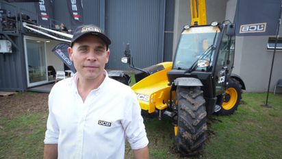 Grupo Criolani presentó en TodoLáctea 2025 el manipulador telescópico JCB 531-70, una herramienta versátil para tambos