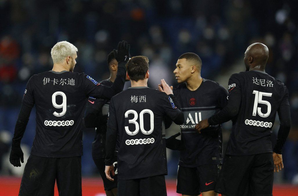 Lionel Messi ingresó a los 60 minutos del partido que Paris Saint-Germain derrotó 4-0 a Reims, por la Ligue 1 de Francia.