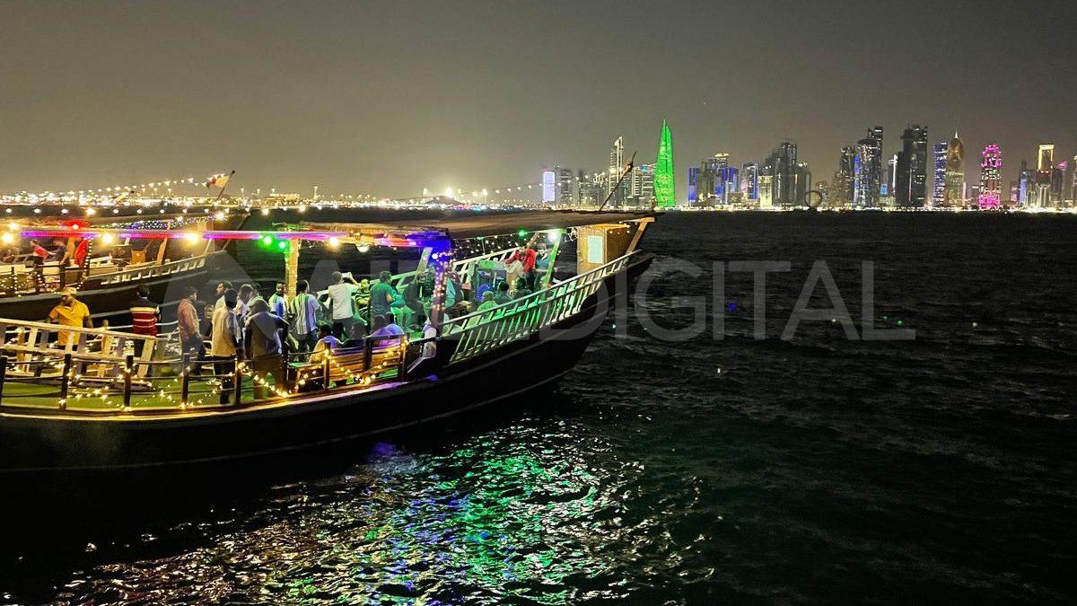 La corniche de Doha es un paseo marítimo de siete kilómetros de largo.