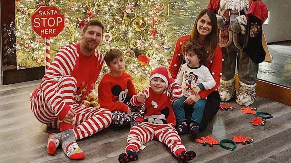 Los Messi esperan la Navidad en familia
