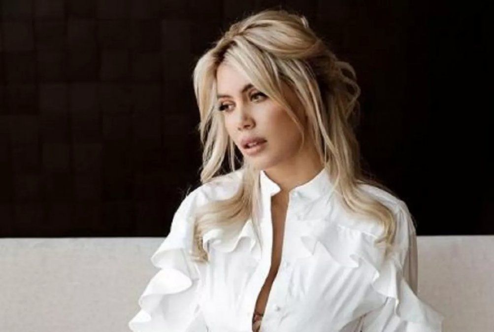 Wanda se mostró acostada y en ropa interior