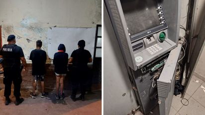 Santa Fe: un hombre y una mujer quedaron detenidos por un intento de robo a un cajero automático