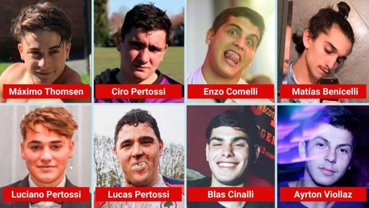 Uno por uno, los rugbiers que serán juzgados por el crimen de Fernando Báez Sosa.