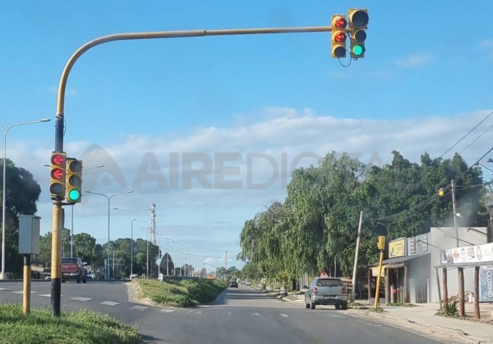 El semáforo del kilómetro 5