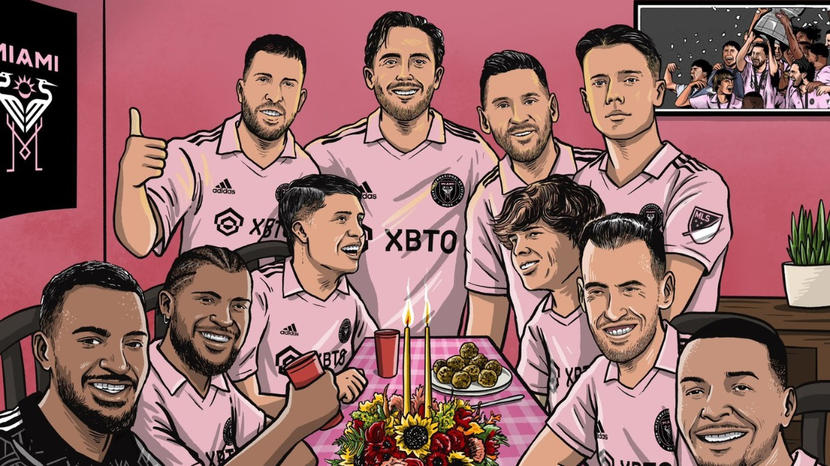 El particular saludo de Inter Miami con Lionel Messi y Facundo Farías.
