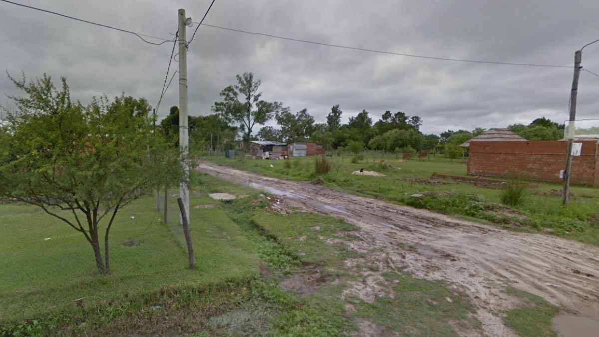 La zona del incidente. 