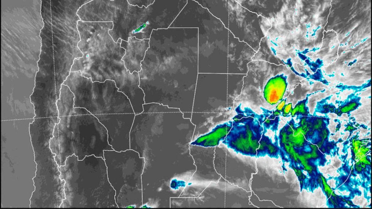 La imagen satelital muestra que la provincia de Santa Fe continúa con abundante nubosidad asociada a inestabilidad. La imagen satelital muestra que la provincia de Santa Fe continúa con abundante nubosidad asociada a inestabilidad.