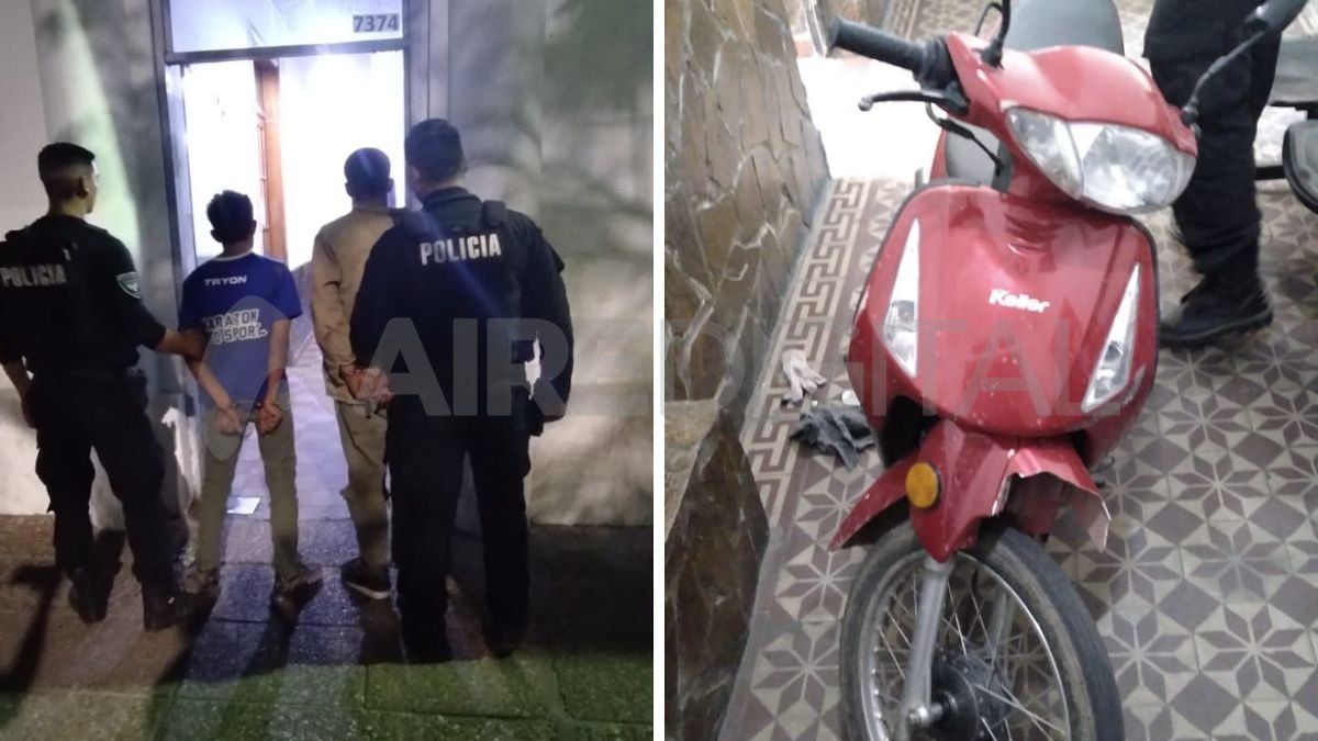 Dos jóvenes fueron trasladados a la Comisaría Octava