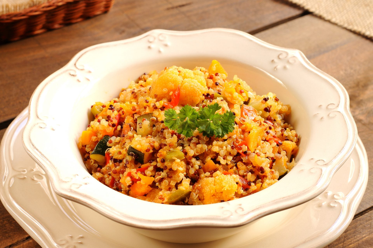 Maru Botana enseñó a hacer risotto de quinoa y calabaza con una receta fácil y rápida. Maru Botana enseñó a hacer risotto de quinoa y calabaza con una receta fácil y rápida.