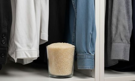 Pequeños recipientes con arroz actúan como deshumidificadores potentes y económicos Pequeños recipientes con arroz actúan como deshumidificadores potentes y económicos