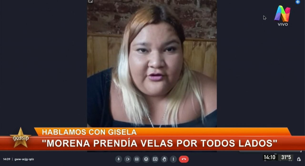 Gisela, la sacerdotisa de Umbanda de More Rial, reveló impactantes detalles. Gisela, la sacerdotisa de Umbanda de More Rial, reveló impactantes detalles.