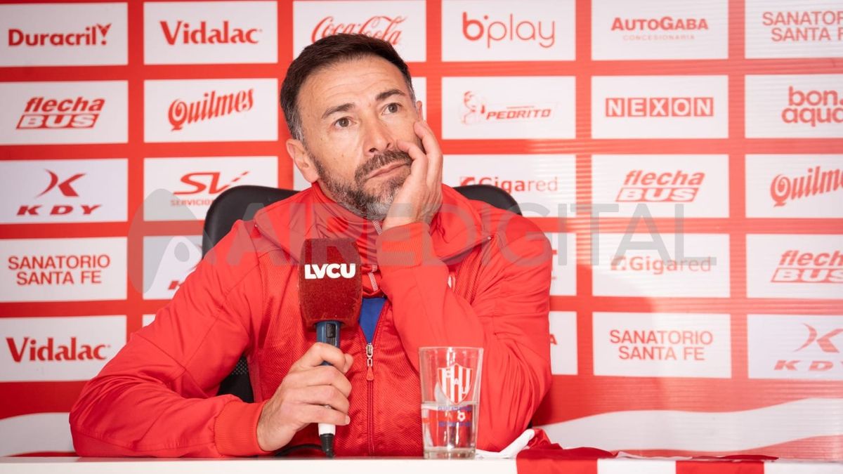 Kily González puede perder a un jugador fundamental para el duelo de este viernes entre Uníón y Atlético Tucumán.