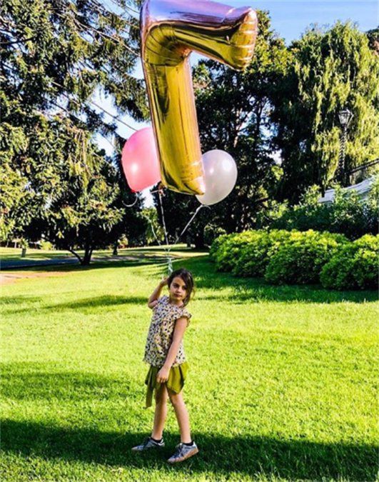 Antonia Macri cumplió 7 años y Juliana Awada compartió una foto del festejo