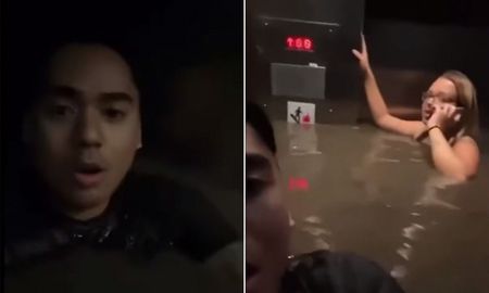 Video viral muestra como tres amigos se quedaron encerrados en un ascensor con el agua al cuello. Video viral muestra como tres amigos se quedaron encerrados en un ascensor con el agua al cuello.