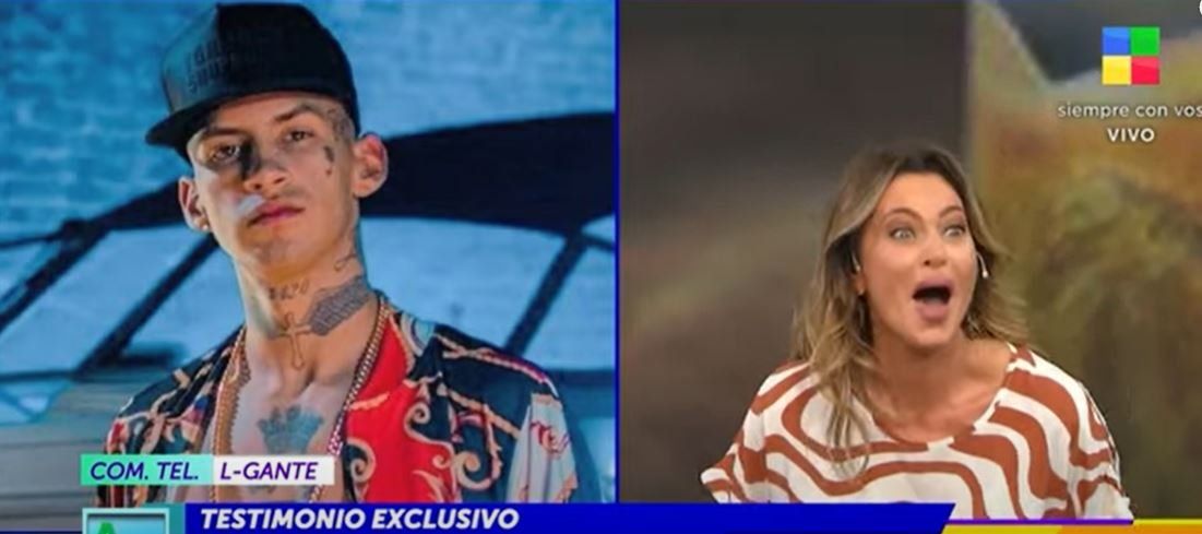 L-Gante se declaró a Karina Mazzocco y ella quedó impactada.